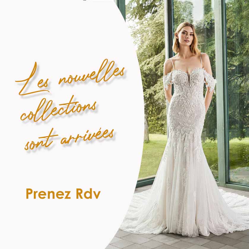 nouvelles collections robes de mariée